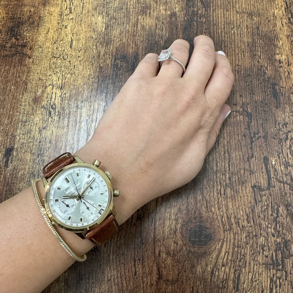 Jumbo WAKMANN Triple Date Chronograph Valjoux Watch - Picture 10 of 16